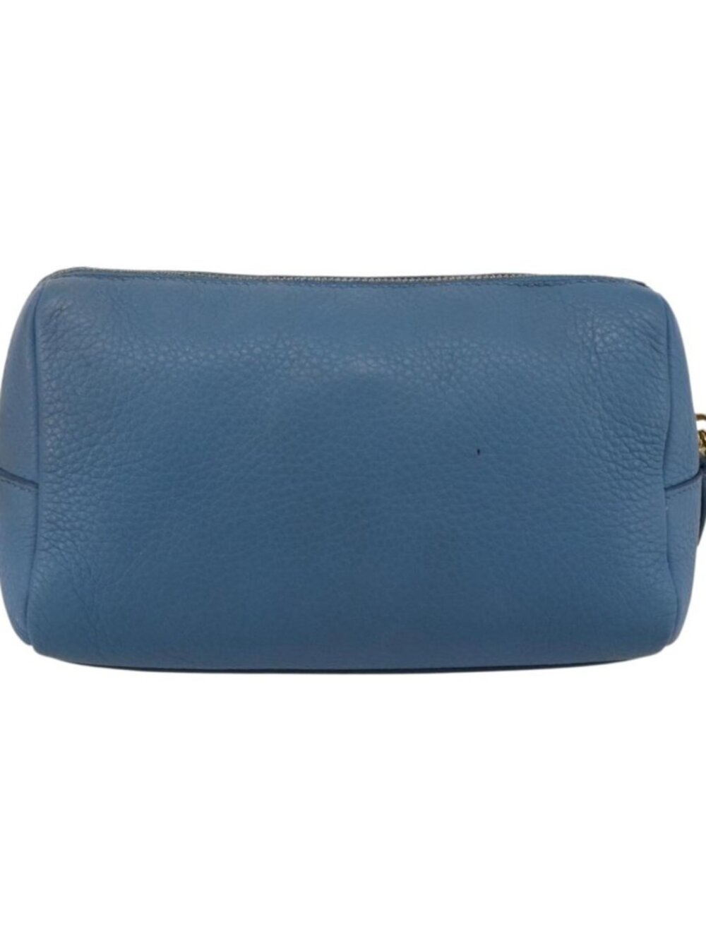 PRADA Pouch Leather Blue Gold - Picture 2 of 16